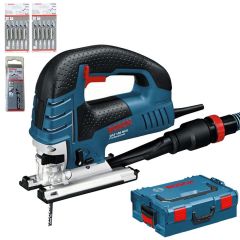 Bosch Blauw 0601513008 GST150BCE Decoupeerzaag geleverd in L-BOXX  + 30 zaagbladen