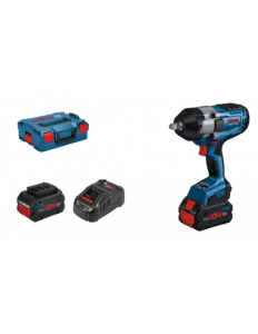 Bosch Blauw GDS 18V-1000 professional Slagmoersleutel 1/2" 1000Nm 18V 8.0Ah ProCore in L-Boxx 06019J8302