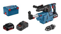 Bosch Blauw GBH 18V-26 F Combihamer + GDE18V-16 Ingebouwde Stofafzuiging 18 Volt 6,0 AH in L-Boxx 0611910004