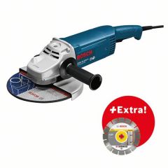 Bosch Blauw 0615990DD8 GWS22-230H haakse slijper 230 mm + diamantschijf in koffer