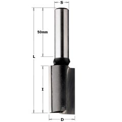 CMT 24 mm Nutenfräser mit extra langem Schaft 12 mm