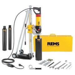 Rems 183023 Picus SR Set 62-82-132 Titan Diamantbohrmaschine + Stativ + 3 Bohrer