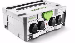 Festool Zubehör 201682 SYS-PowerH SYS-PH 10-Meter-Verlängerungskabel mit 5 Steckdosen im Systainer FR/BE/CZ/SK/PL