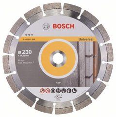 Bosch 2608602568 Diamantdoorslijpschijf Expert for Universal 230 x 22,23 x 12 mm