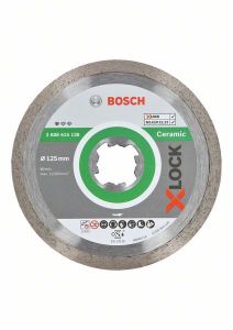 Bosch X-LOCK Diamantdoorslijpschijf Standard for Ceramic 125 x 22,23 x 1,6 x 7 mm 2608615138