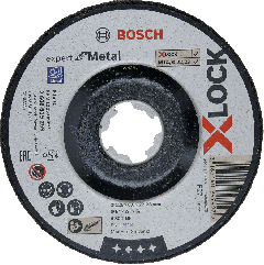 Bosch 2608619258 X-LOCK Afbraamschijf Expert for Metal 115 mm x 6.0 mm verzonken asgat A 30 T BF