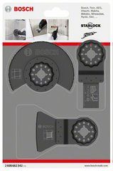 Bosch 2608662342 Accessoireset Basic Tegel Multitool 3-delig Starlock aansluiting voor diverse merken