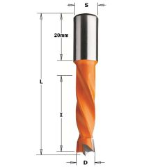 CMT Dreifachbohrer HM 4mm, Schaft 10x20 links