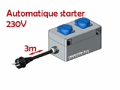 Tendotools 3DUSS Gleichzeitiger Anlasser 230 Volt für Staubabsaugung 3m Kabel