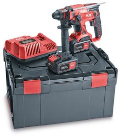 Flex-tools 461768 CHE 18.0-EC/5.0 SET SDS-plus Combihamer 18V 5.0Ah Li-Ion in L-Boxx