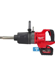 Milwaukee M18 ONEFHIWF1D-121C One-Key 1" Fuel Akku Schlagschrauber D-Griff + verlängerter Schaft 18V 12 Ah Li-Ion