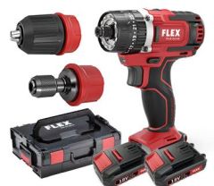 Flex-tools 501484 PD 2G 10.8-EC/2.5 set Accu Klopboormachine 10,8V 2.5Ah in L-Boxx