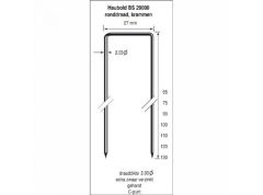 Haubold Befestigung 503614 Nicht BS29000-100 CNK Meißelspitze Galvanisiert 12mµ 1.600 Stück