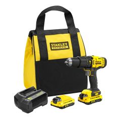 Stanley SFMCD711C2S FATMAX® V20 Akku-Schlagbohrschrauber 18V 1,5Ah im Softbag