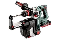 Metabo KHA 18 LTX BL 24 Quick Accu combihamer met ISA 18 LTX 24 stofafzuiging SDS-Plus 18V 4,0/5,5 Ah Li-HD 600211930