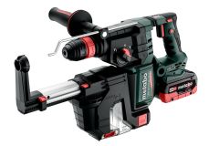 Metabo KH 18 LTX BL 28 Q SET ISA Accu-Kombihammer SDS-Plus 18V 5.5Ah LiHD + integrierte Staubabsaugung 601715930