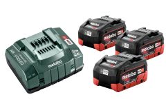 Metabo 685074000 Accu Pakket 3 x 18V LiHD 5,5Ah + 1 x Lader ASC 145