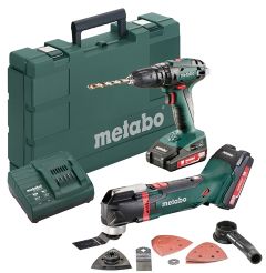 Metabo 685088000 Comboset 2.6.2 18V 2.0Ah Li-Ion - SB18 Accuklopboor MT18LTX Multitool