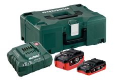 Metabo 685103000 Basis Set LiHD 18 Volt - 1 x Accu 18V 3,5Ah LiHD + 1 x Accu 18V 5,5Ah LiHD + Lader ASC30-36V in Metaloc