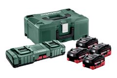 Metabo 685180000 Basic-Set 4 x 18V LiHD 5,5Ah + DuoLader ASC 145 in Metaloc