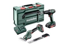 Metabo Combo Set 18V 2.0Ah Li-Ion - SB18 Akku-Bohrmaschine + SGS 18 LTX Q Strauch- und Grasschere 685185000