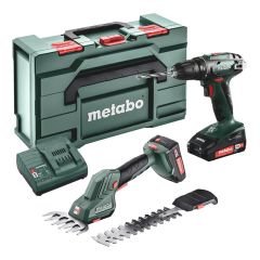 Metabo Comboset 2.2.5 18V 2.0Ah Li-Ion - BS18 Accuboor + SGS 18 LTX Q Struik- en Grasschaar 685186000