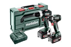 Metabo Combo Set 2.8.4 18V 5.2Ah Li-Ion - BS18 LT BL Akku-Bohrmaschine + SSD18 LT 200 BL Schlagschrauber 685196000