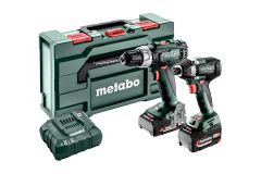 Metabo Combo Set 2.8.6 18V 4.0/2.0Ah Li-Ion - SB18 L Akkubohrmaschine + SSD18 LT 200 BL Schlagschrauber 685198000