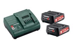 Metabo 685300000 Basis-Set - 2 x Accu 12V 2,0Ah Li-Ion Li-Power + lader SC30