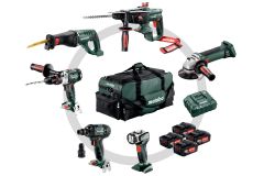 Metabo Combo Set 6.1 18V 4,0Ah - 5 machines  + Lamp 691008000