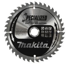 Makita Zubehör B-09503 HM-Sägeblatt Tip E 190 x 30 x 40T