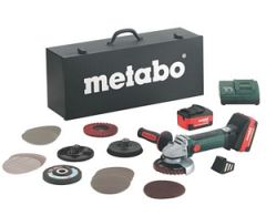 Metabo 600174880 W18LTX Inox Set 18 Volt accu slijper 5,2Ah Li-Ion