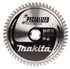 Makita Zubehör B-56714 Spezialisiertes HM-Sägeblatt 165 x 20 x 56T Dicke 1.40mm