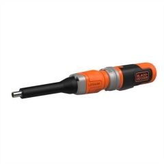 Black & Decker BCF603C-QW In-Line Schraubendreher 3,6 Volt mit 20 Zubehörteilen in Box