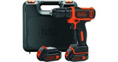 Black & Decker BDCDD12KB-QW Akku-Bohrmaschine 10,8 Volt 1,5 Ah Li-Ion