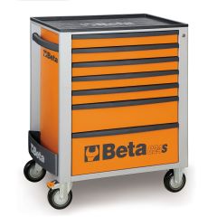 Beta 24002071 C24S/7-O Werkzeugwagen mit 7 Schubladen Orange