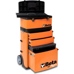 Beta 41000002 C41H Werkzeugwagen 2-teilig Orange