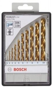 Bosch 2607010536 10-delige HSS-Tin Metaalborenset