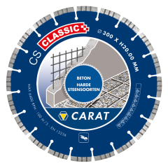 Carat CSC3502A21 5 x diamantzaagblad Beton CS Classic 350 x 20 in koffer