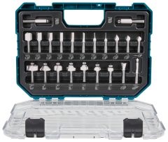 Makita D-74778 Fräser-Set 8mm 22-teilig im Kunststoffkoffer