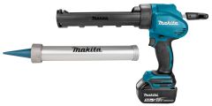 Makita DCG180RTEX Accu Kitpistool 18V 5,0Ah Li-Ion met patroonhouder 300 en 600ml