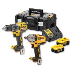 DeWalt DCK2077P2T Comboset 18V 5,0AH Li-ion - DCD791 schroefboormachine + DCF894 slagmoersleutel