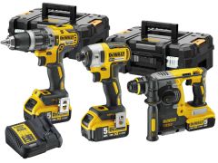 DeWalt DCK368P3T-QW DCK368P3T Comboset DCH273 Boorhamer + DCD796 Accuklopboor + DCF887 slagschroever 18 Volt 3 x 5,0AH Li-ion