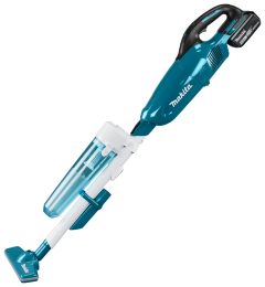 Makita DCL280FTC Akku-Staubsauger blau 18V 5.0Ah Li-ion mit Zyklon-Staubkapsel