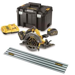 Dewalt DCS579X2-QW XR FlexVolt 54 Volt 9,0Ah Li-Ion Cirkelzaag 190 mm + geleiderail 1500mm + 5 jaar dealer garantie!