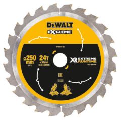 DeWalt DT99571-QZ XR Cirkelzaagblad 250mm x 30mm 24T CSB