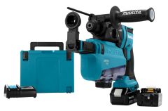 Makita DHR182TWJU Combihamer 18 Volt 5.0Ah Li-Ion + ingebouwde afzuiging en AWS zender