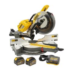 DeWalt DHS780T2A-QW FlexVolt 54V en 230V Accu Afkort-,verstekzaagmachine 6.0Ah 305 mm