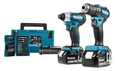 Makita DLX2220JX2 - DDF483 Accuboor + DTD155 Slagschroever 18V 3,0 AH Li-ion