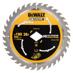 DeWalt DT40271-QZ zaagblad 190 mm 36T asgat ruitvormig voor DCS577